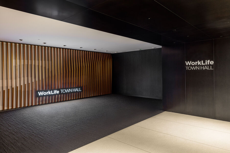 auditorium entrance for WorkLife