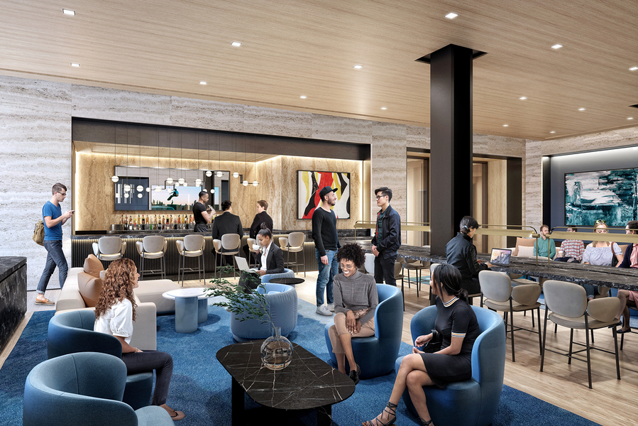 Second floor Amenity Lounge / Pre-function space