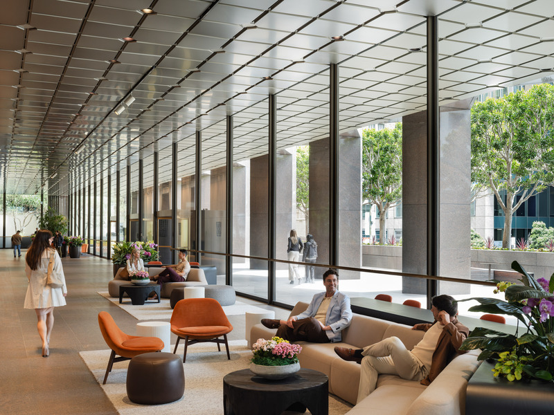 Lobby view from front lobby