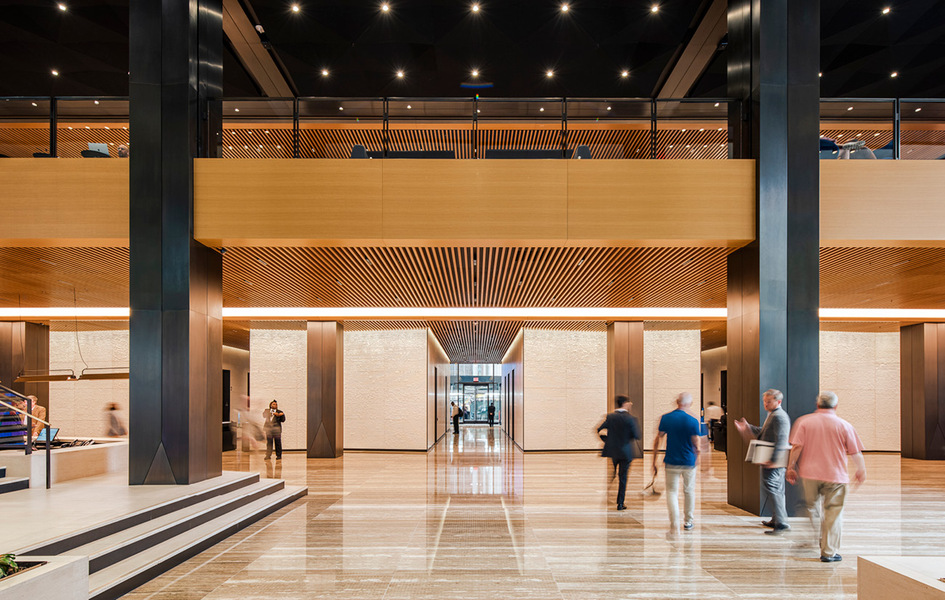 Interior of Penn 1 - Lobby View