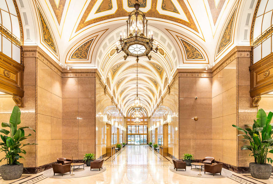 Interior lobby of penn 11