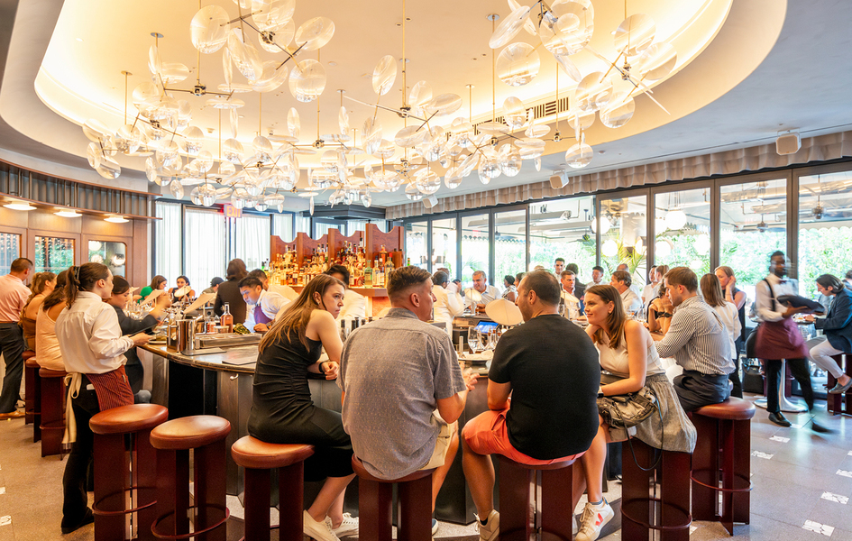 Dynamo Room Steakhouse Bar Area