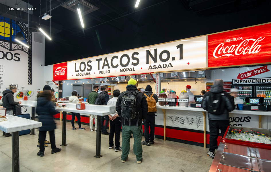 Los Tacos Interior 