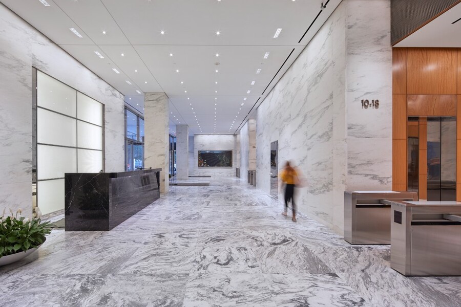 Building Interior Lobby View