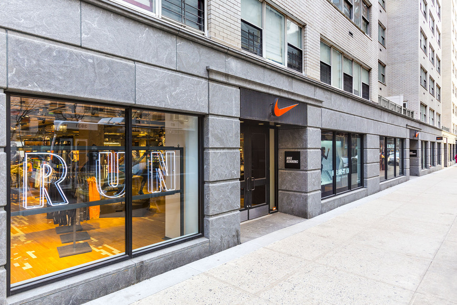 Nike store exterior