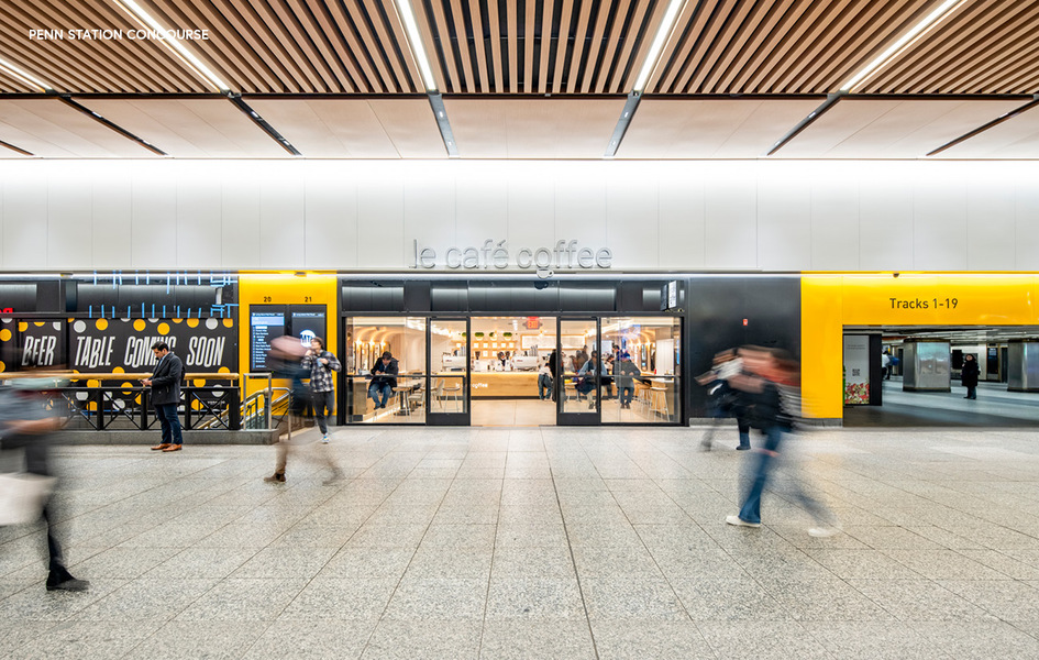 Penn Station Concourse - Le Cafe Coffee