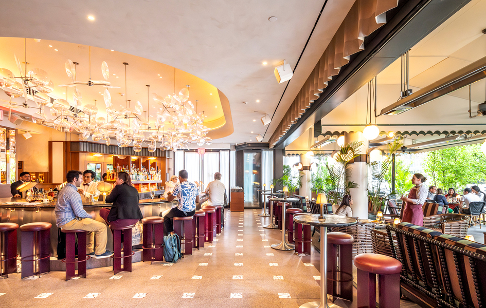 Dynamo Room Steakhouse Bar Area