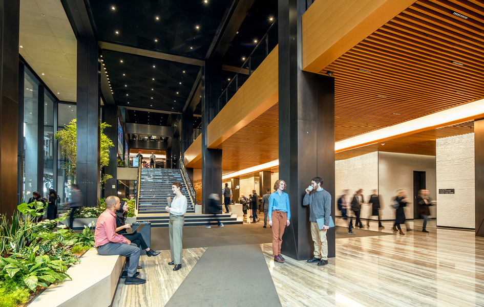 Interior of Penn 1 Lobby