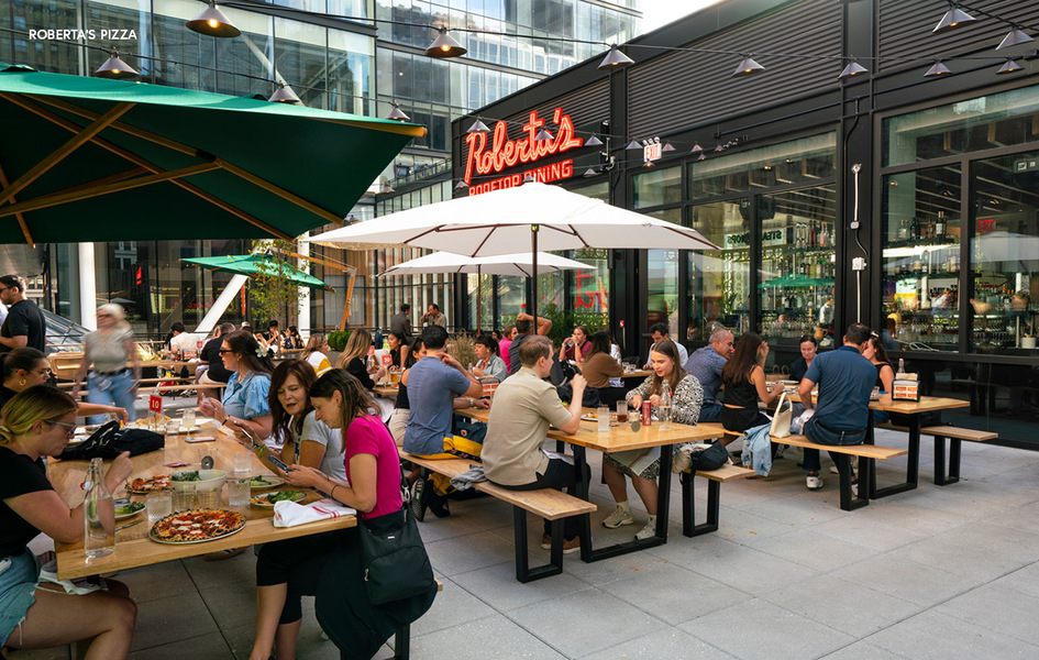 Roberta's Rooftop Dining - Outdoor Seating Area