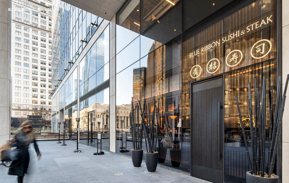 Blue Ribbon Sushi and Steak Restaurant Front Lobby